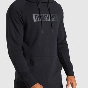 Gymshark men's black hoodie in Small.